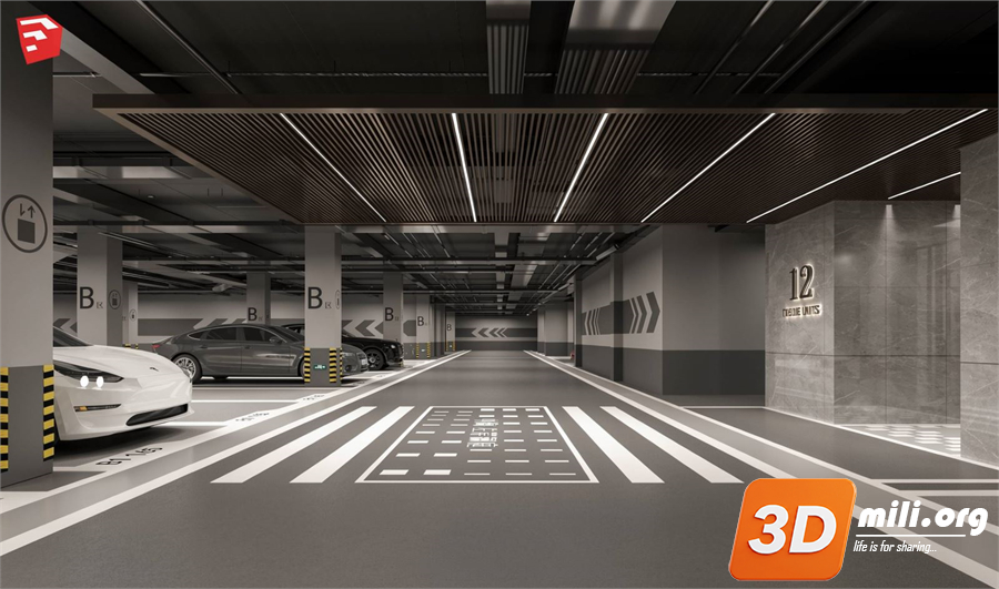 Parking lot Skp Files